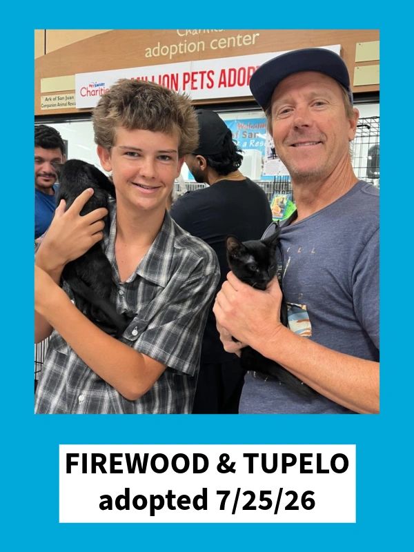 Fireweed & Tupelo adopted
